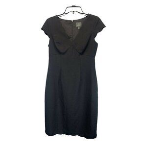 Adrianna Papell Black Cocktail Party Midi Dress 6